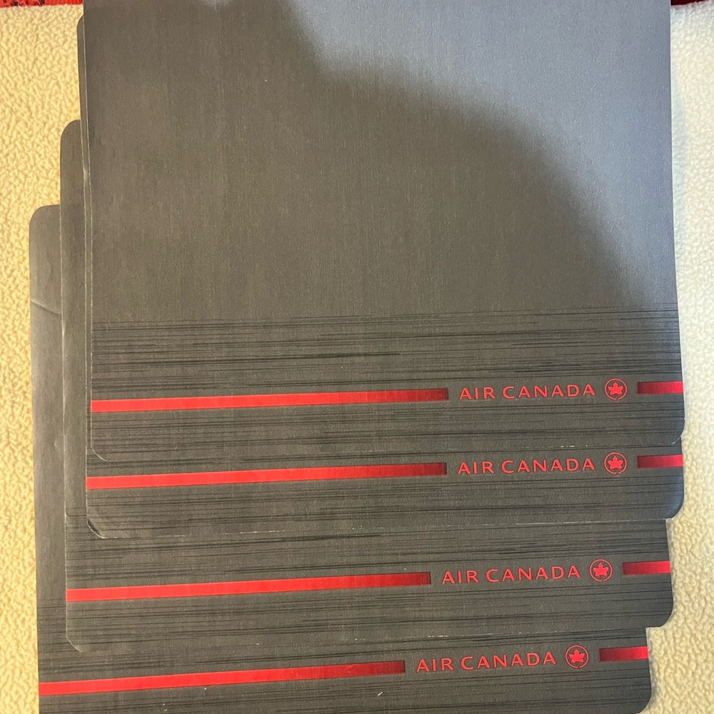 Air Canada set of 4 tray mat airlines